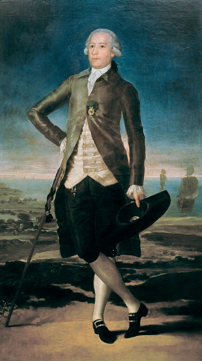 Porträtt av Gaspar Melchor de Jovellanos, målning av Francisco de Goya y Lucientes av Francisco de Goya