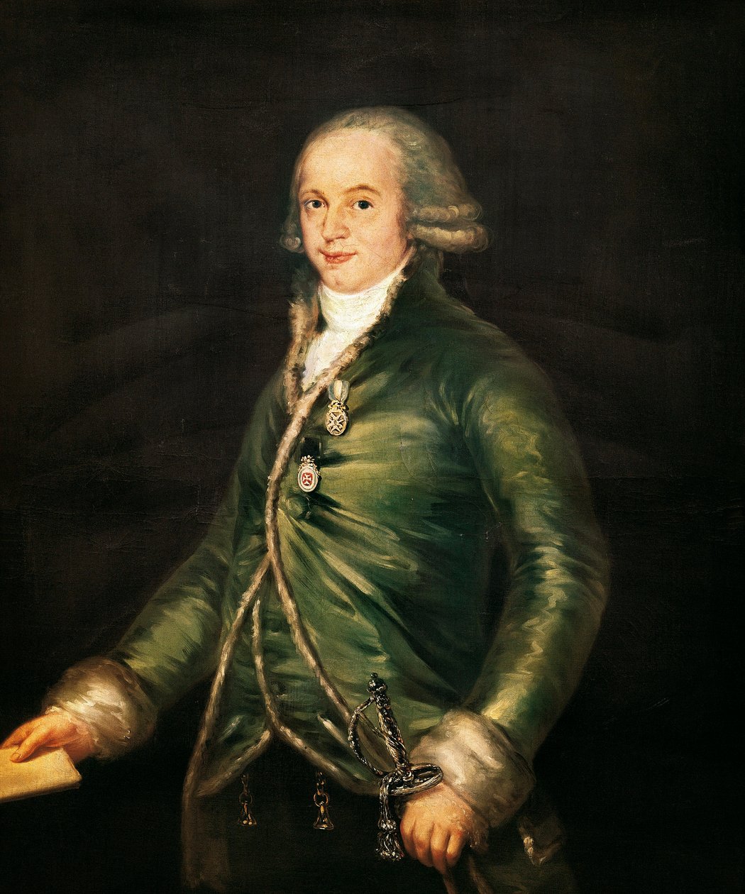 Porträtt av Mariano Luis de Urquijo y Muga (1768-1817) av Francisco de Goya