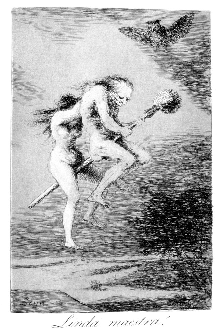 Vackra lärare!, 1799 av Francisco de Goya
