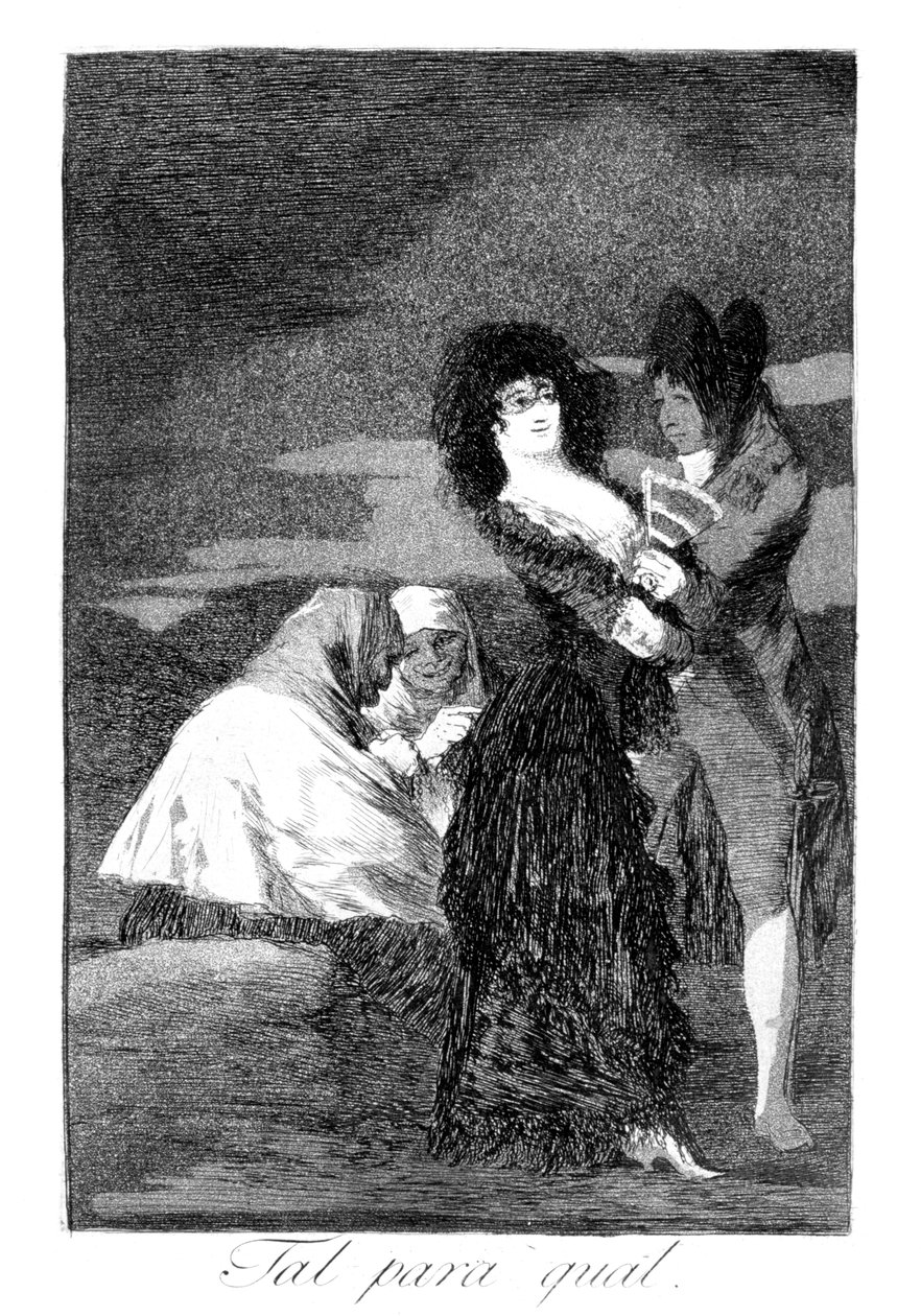 Drottning Maria Luisa Teresa av Parma, Spaniens premiärminister, 1799 av Francisco de Goya