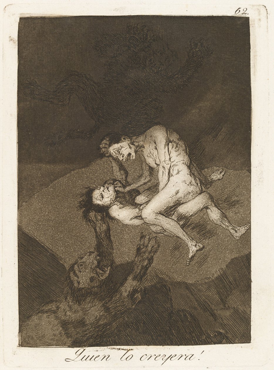 Quien lo creyera! (Vem skulle ha trott det!) av Francisco de Goya