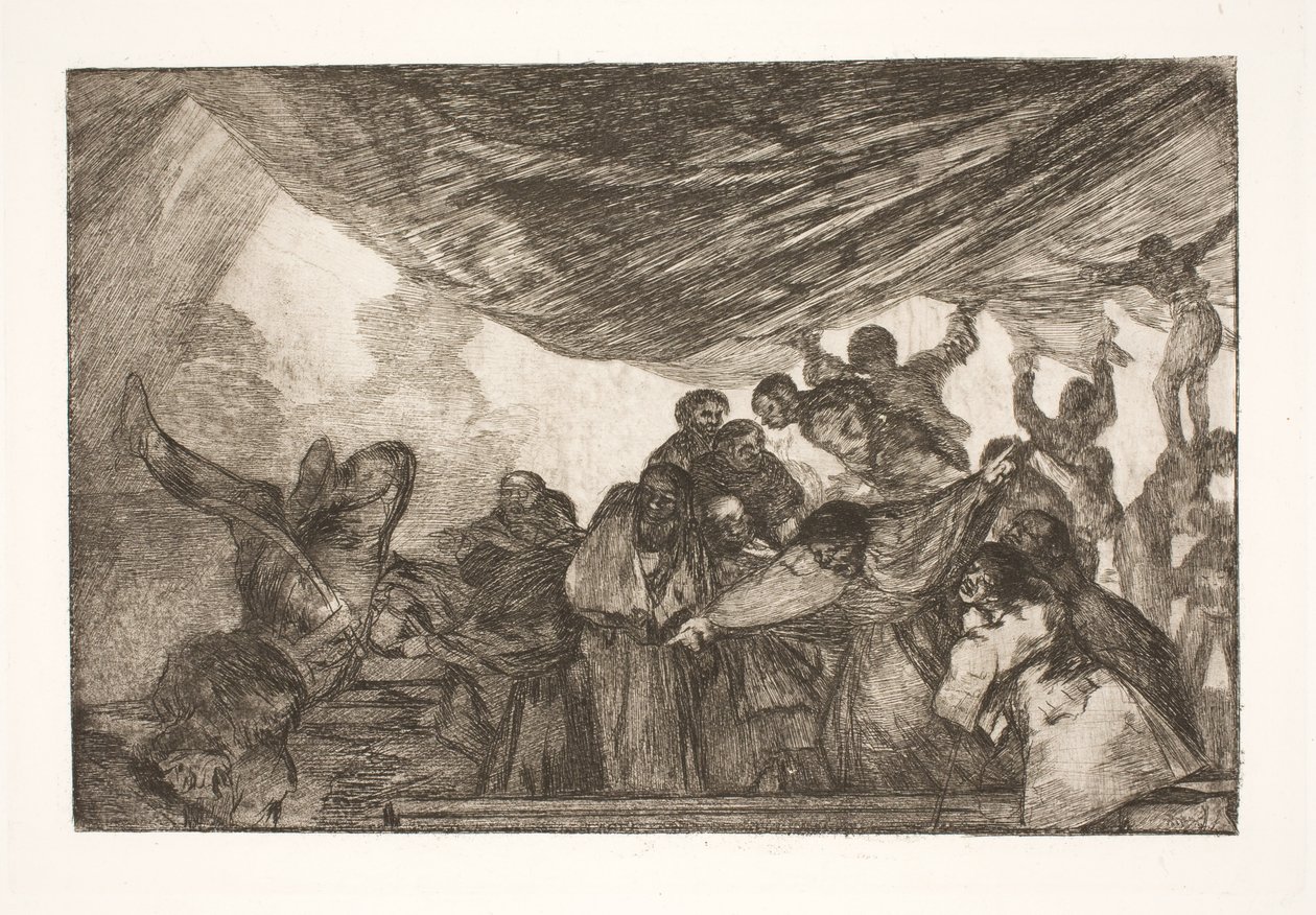 Ren dårskap (utan att vädja till varken Gud eller djävulen) av Francisco de Goya
