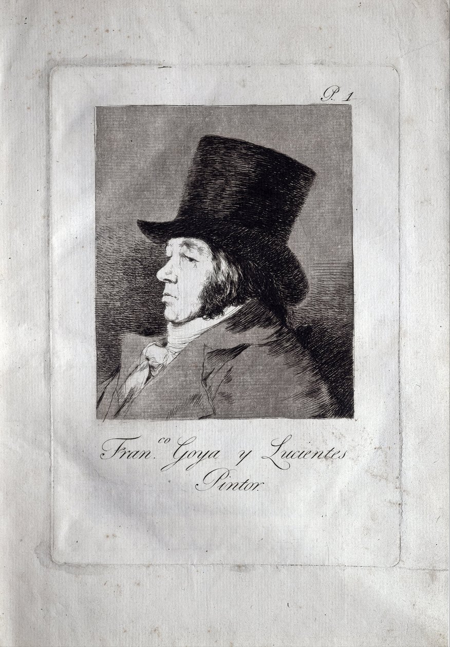 Självporträtt, 1799 av Francisco de Goya