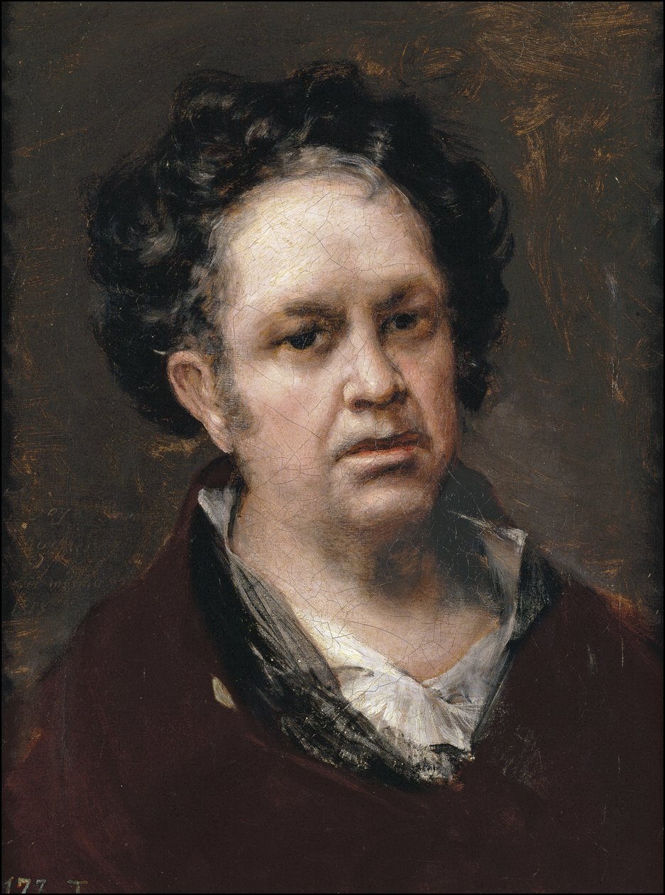 Självporträtt, 1815 av Francisco de Goya
