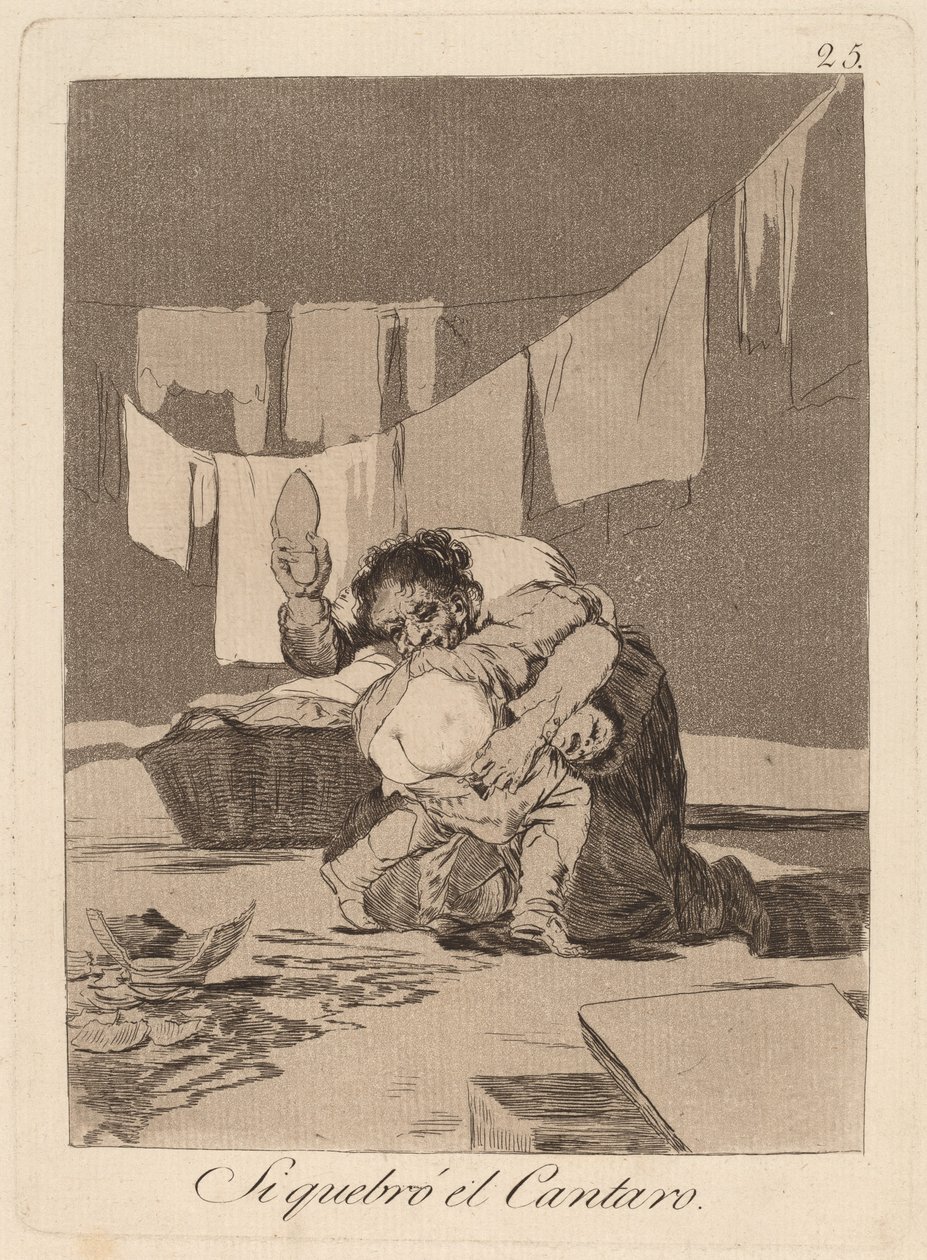 Om jag bryter potten (Yes I Broke the Pot) av Francisco de Goya
