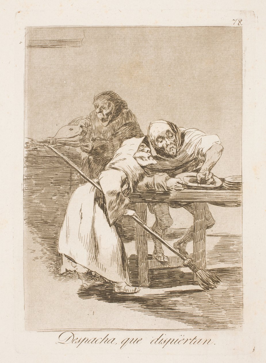 Skynda, de vaknar! av Francisco de Goya