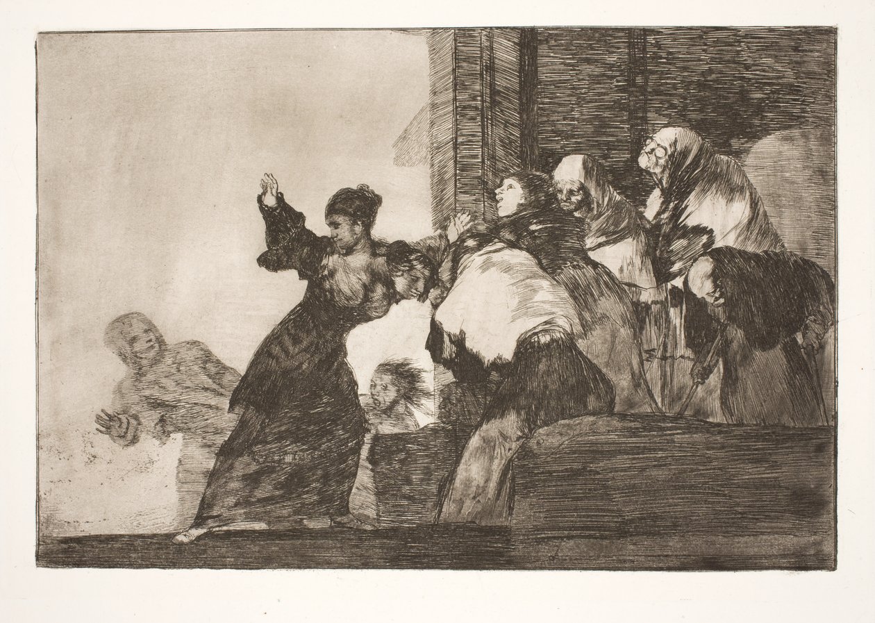 Measly Folly (två huvuden är bättre än ett) av Francisco de Goya