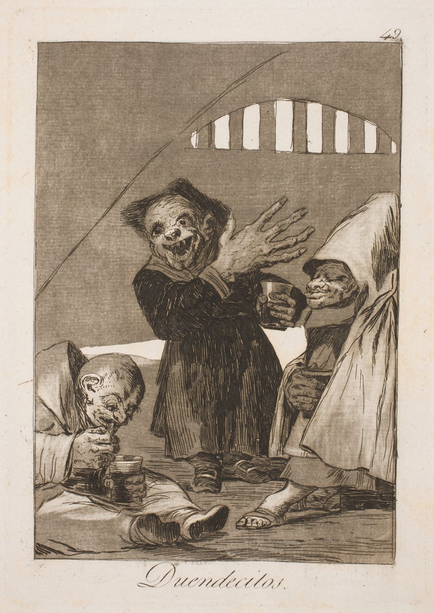 Små troll av Francisco de Goya