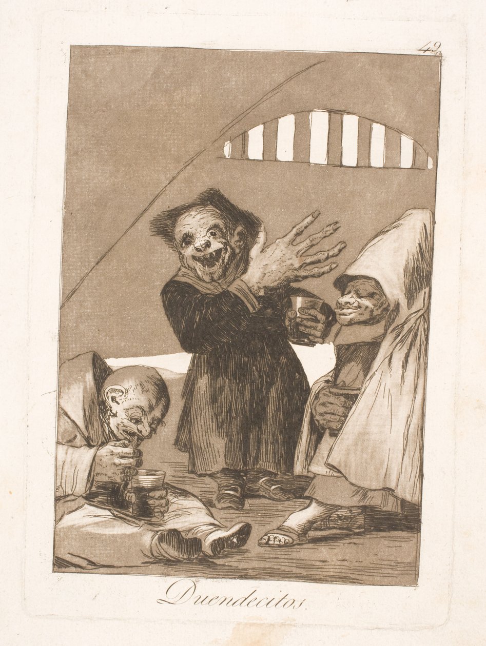 Små troll av Francisco de Goya