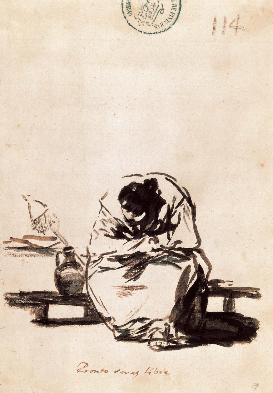 Snart är du fri av Francisco de Goya