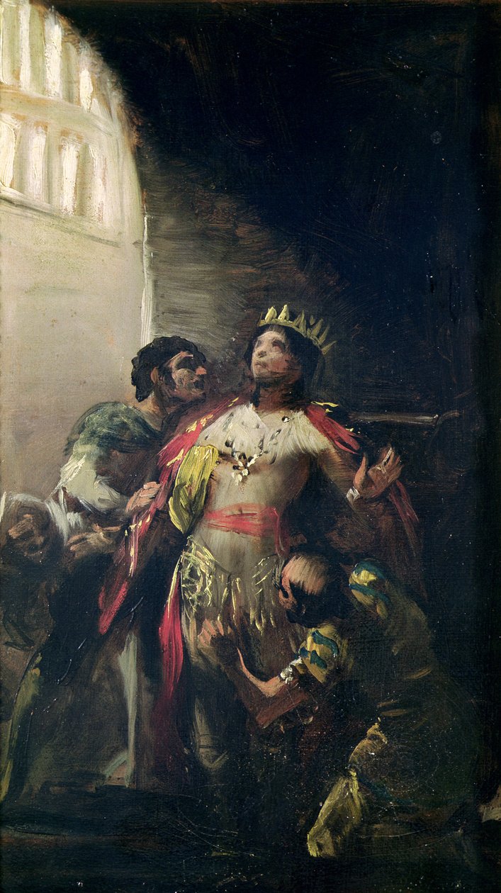 S:t Hermengild (d.585) i fängelse, c.1799 av Francisco de Goya