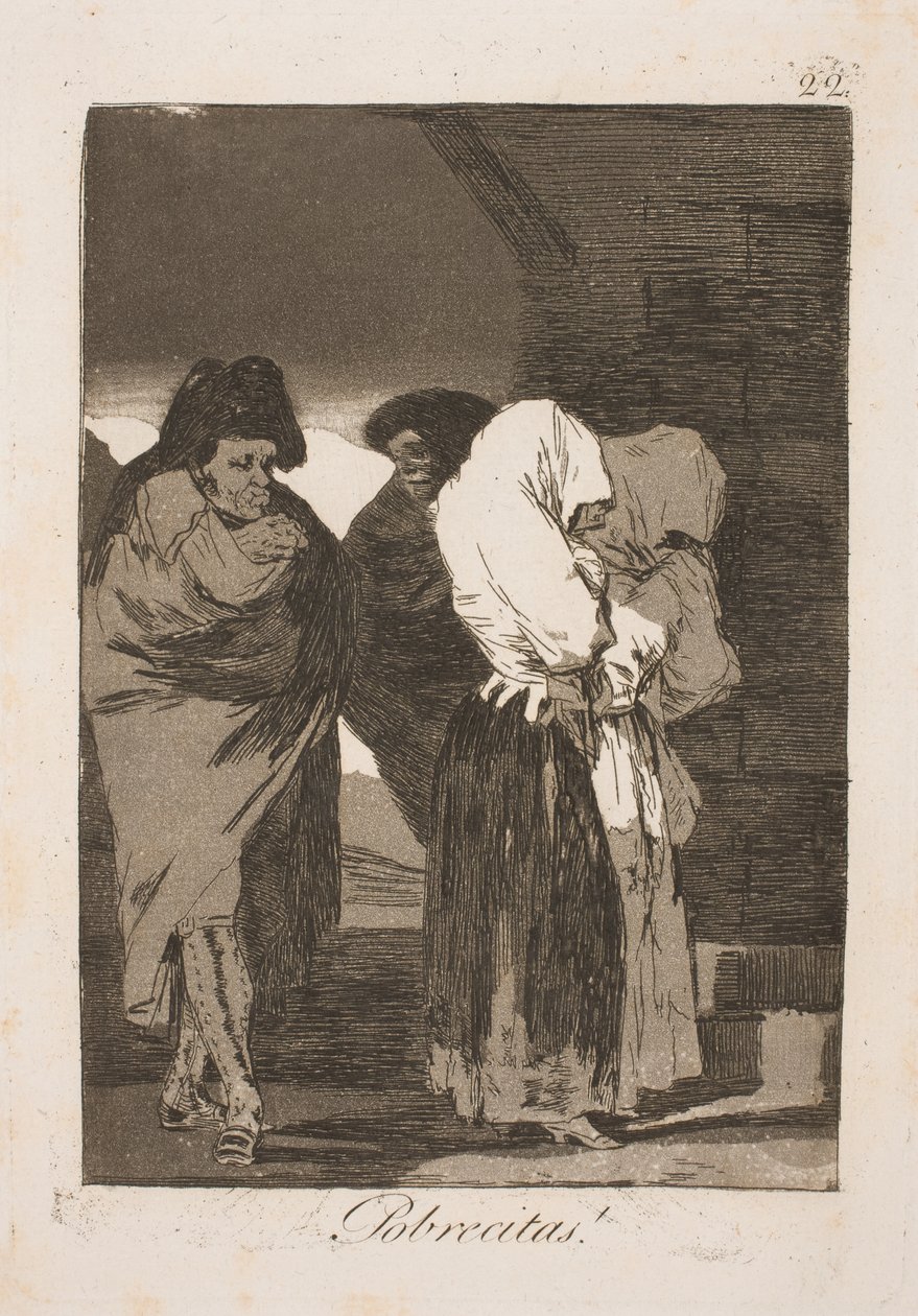 Stackars tjejer av Francisco de Goya