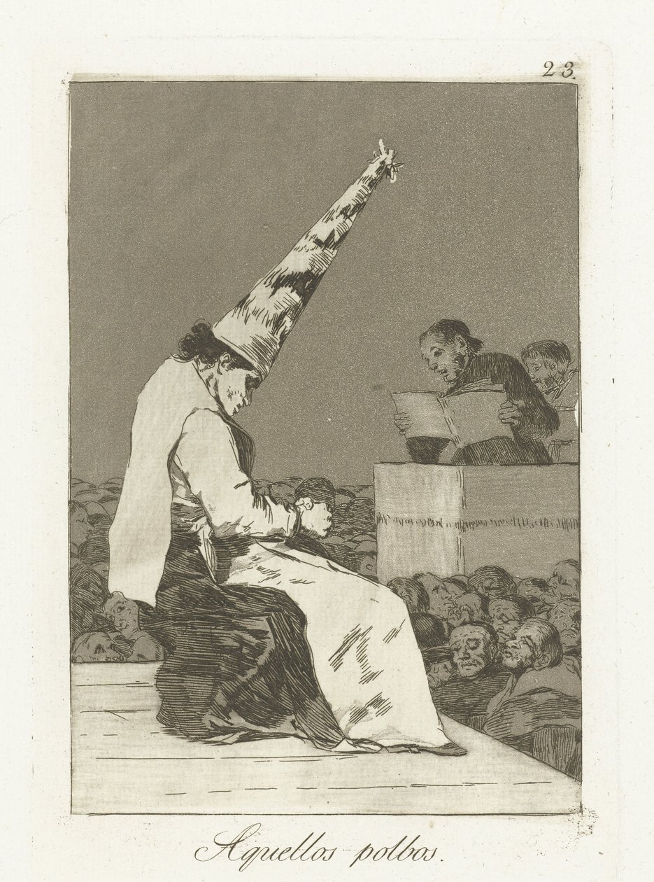 Dammpartiklar av Francisco de Goya