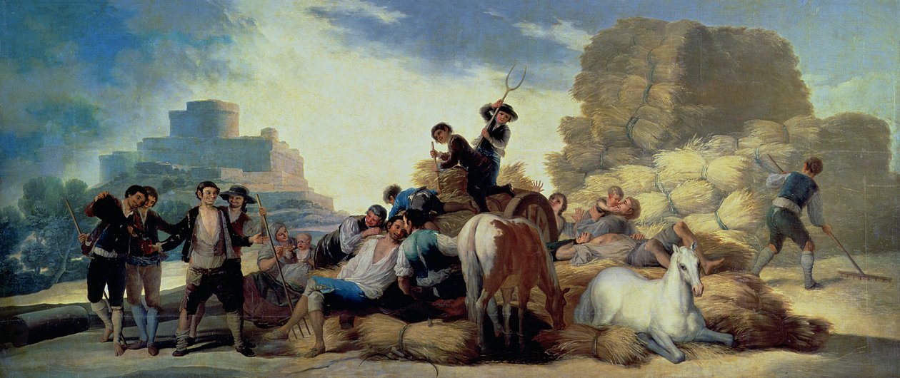 Sommar, eller skörden av Francisco de Goya