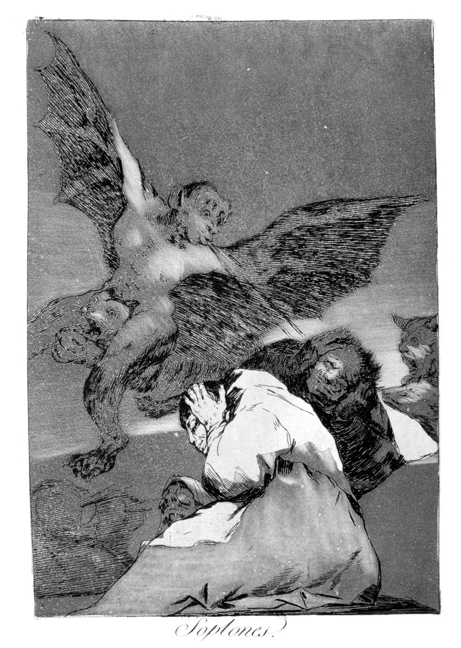 Svälj den, hund, 1799 av Francisco de Goya