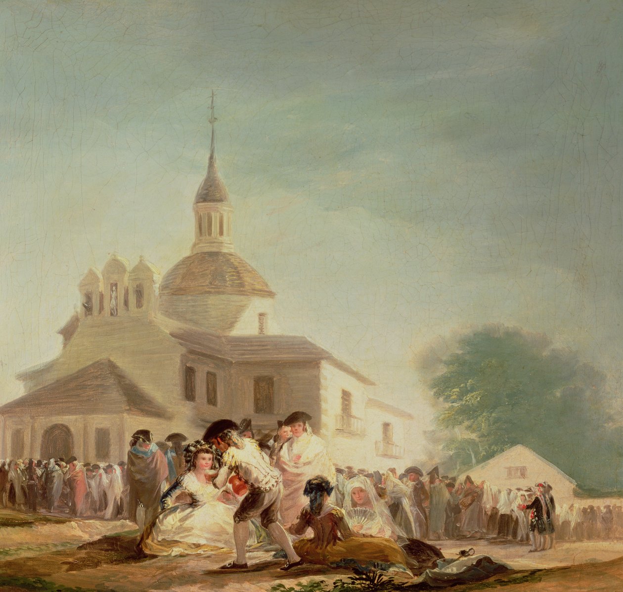 Eremitaget i San Isidro, Madrid, 1788 av Francisco de Goya