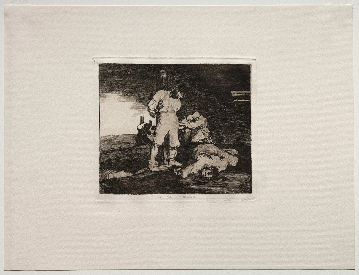 Krigets fasor: Och det finns ingen hjälp för det av Francisco de Goya