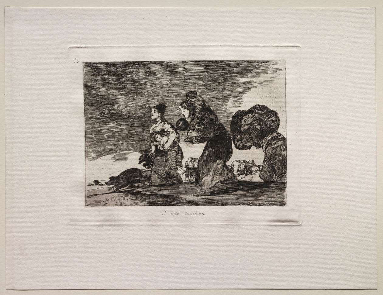 Krigets fasor: Och detta också. av Francisco de Goya