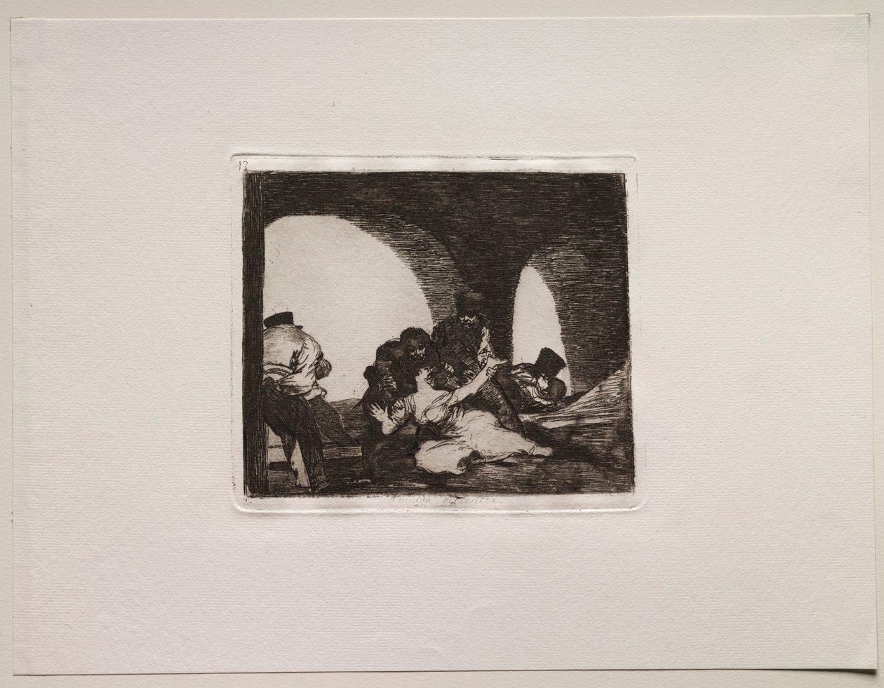 The Horrors of War: Bitter to be Present. av Francisco de Goya