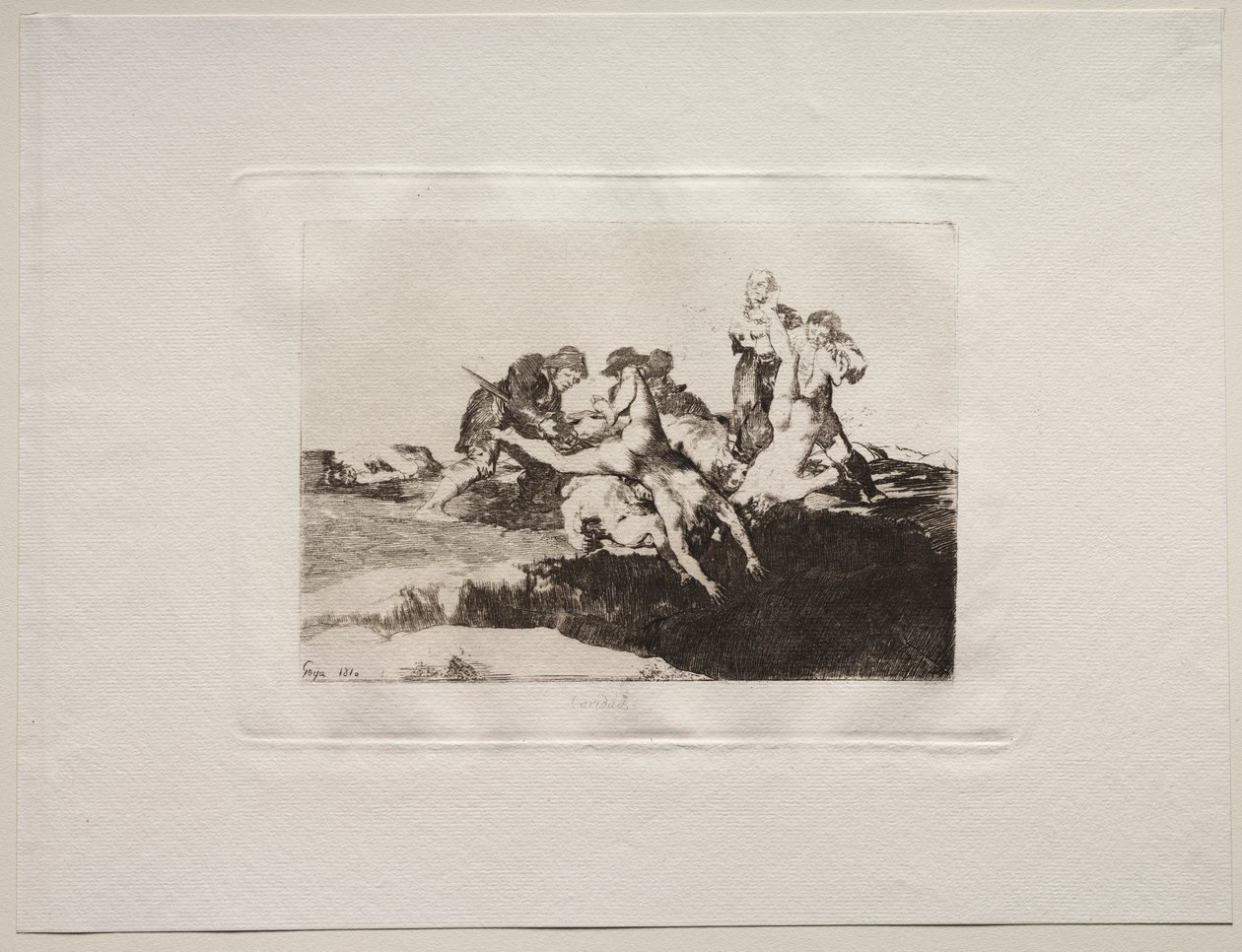 Krigets fasor: välgörenhet av Francisco de Goya