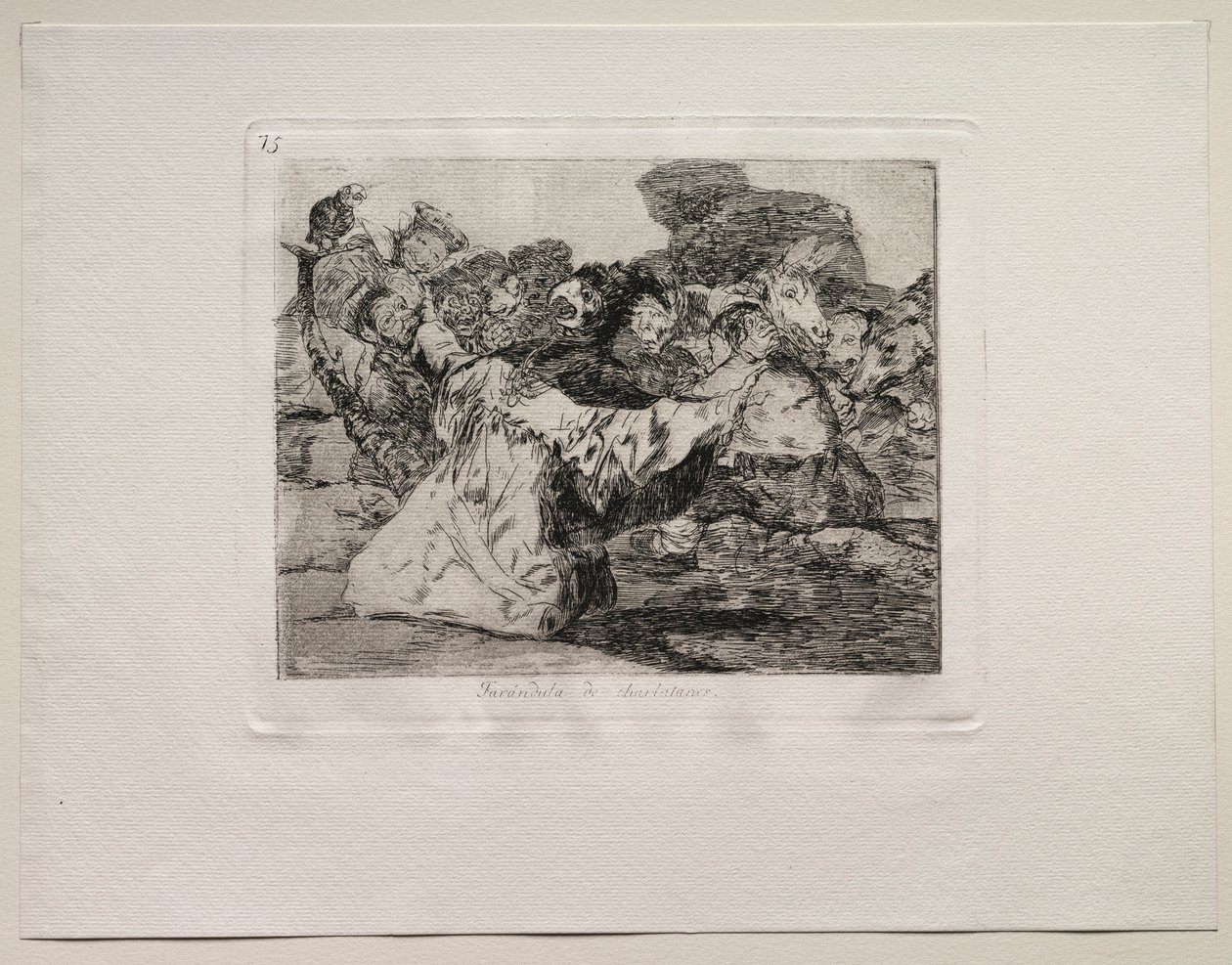 The Horrors of War: Charlatans Show. av Francisco de Goya