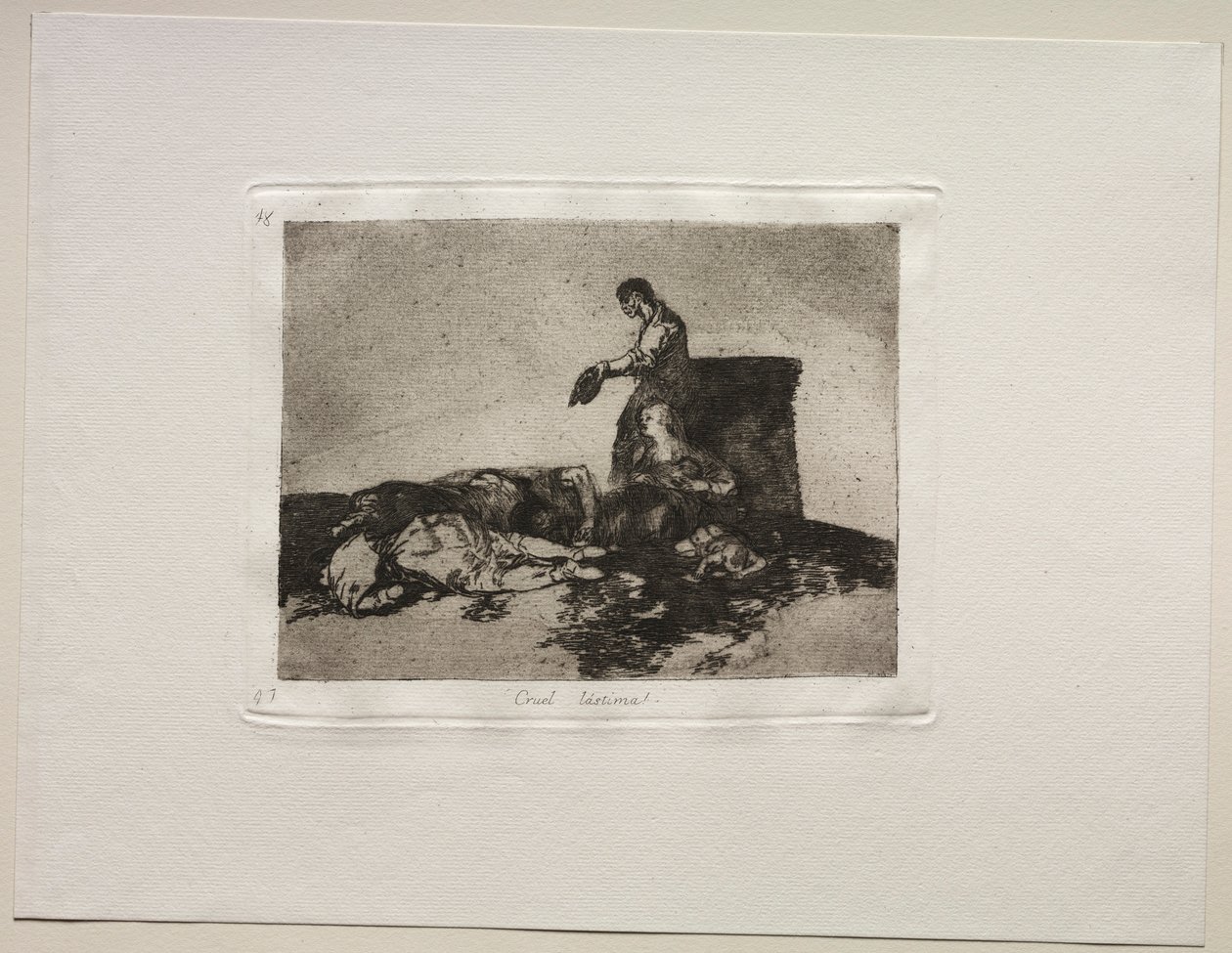 The Horrors of War: Cruel Tale of Woe. av Francisco de Goya