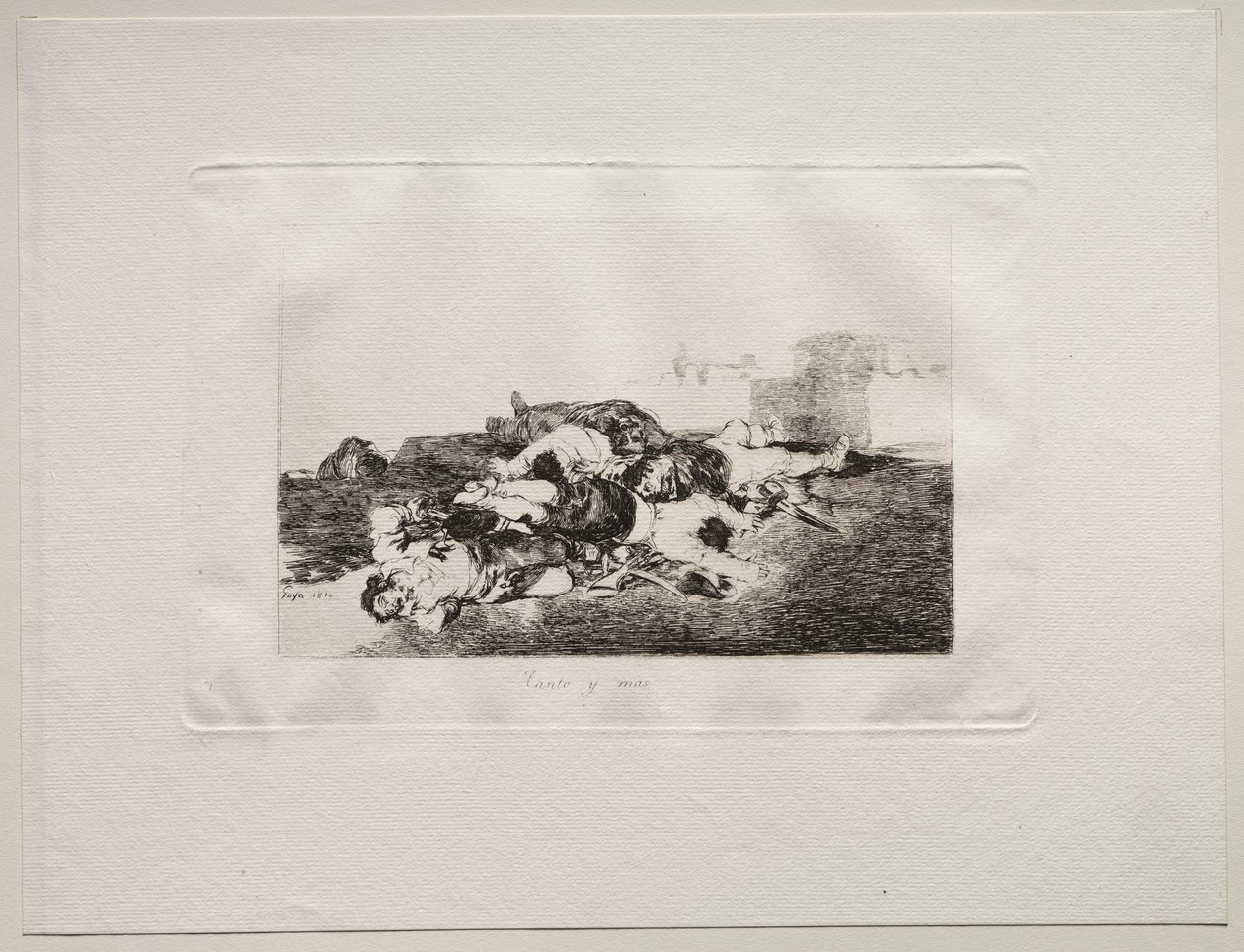 Krigets fasor: ännu värre, 1810. av Francisco de Goya