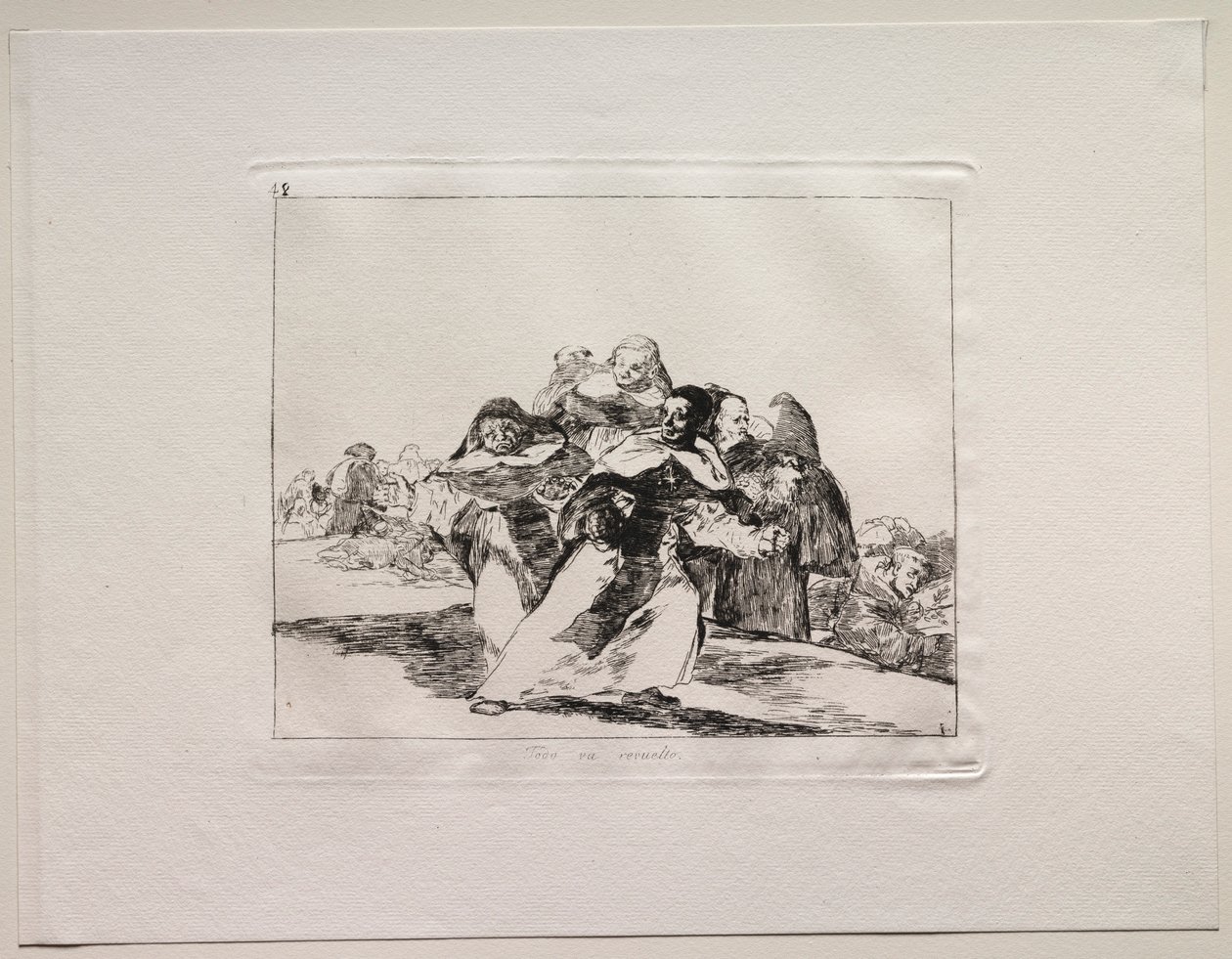 The Horrors of War: Everything is Topsy-Turvy. av Francisco de Goya
