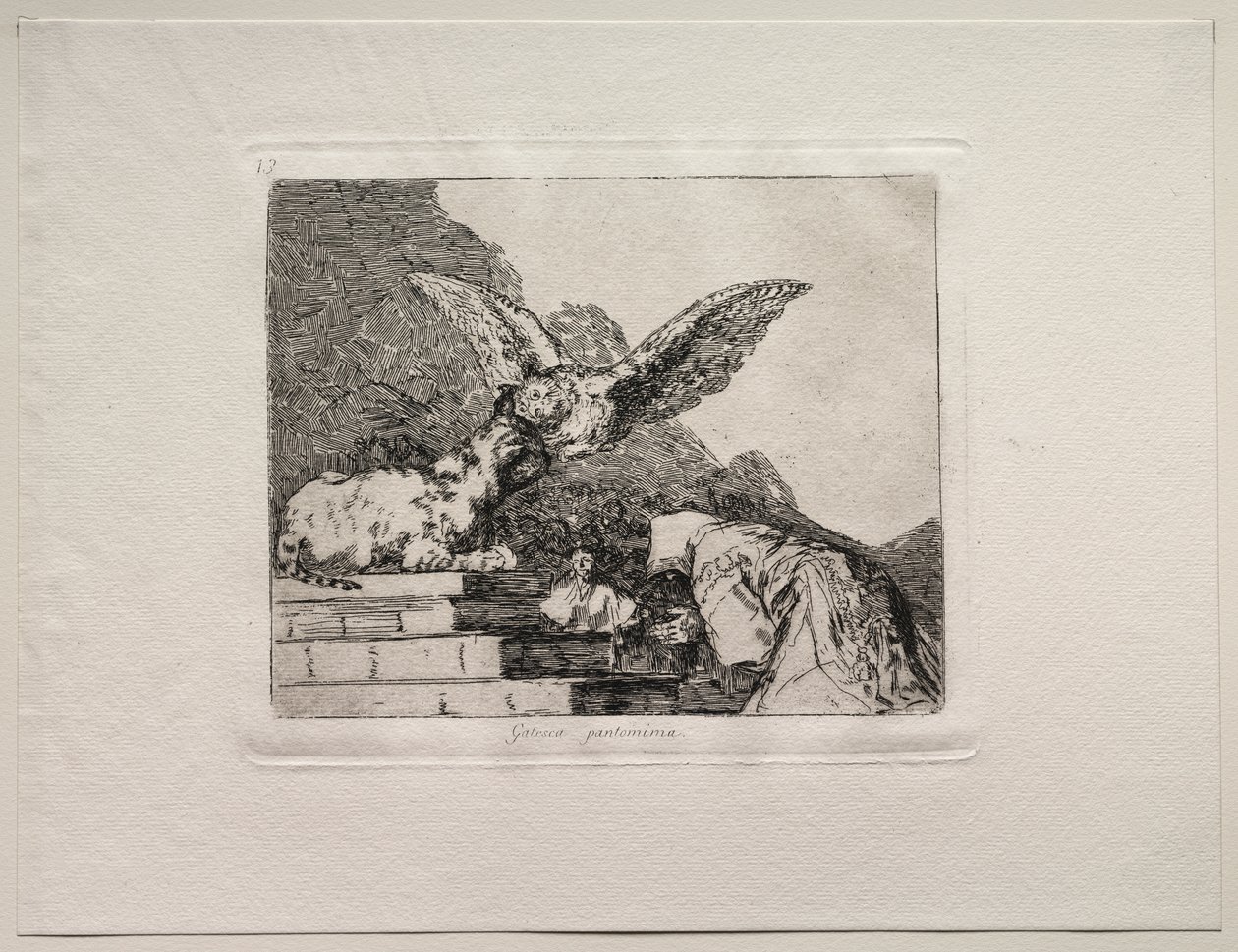 Krigets fasor: Feline Pantomime av Francisco de Goya