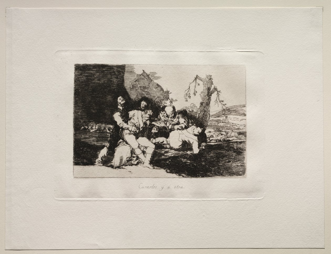Krigets fasor: Få dem väl och vidare till nästa av Francisco de Goya