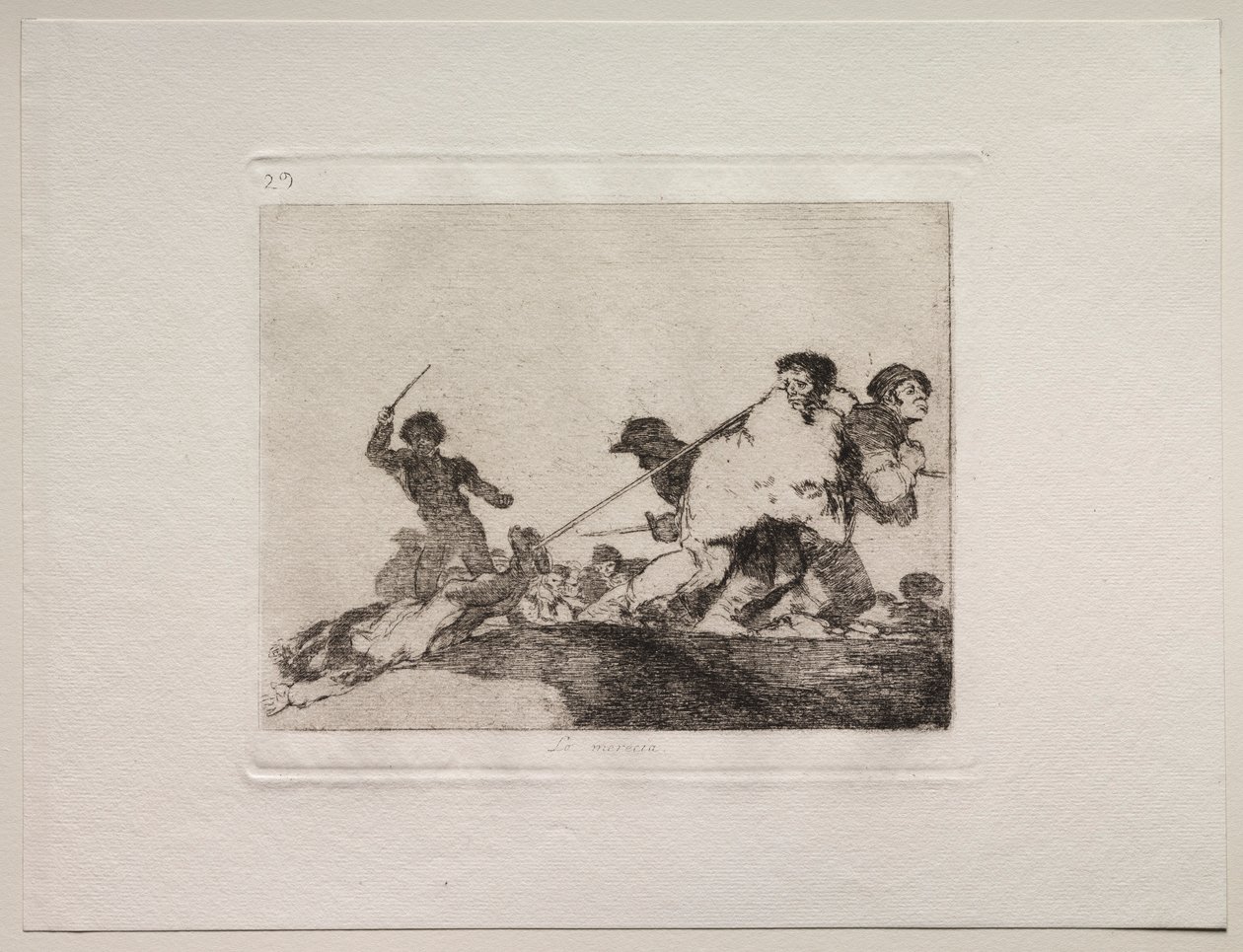 Krigets fasor: han förtjänade det. av Francisco de Goya