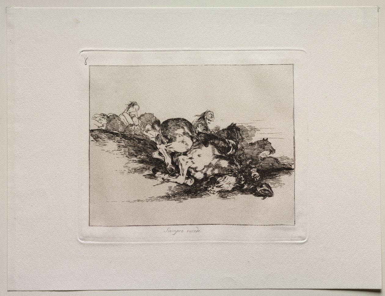 Krigets fasor: Det händer alltid. av Francisco de Goya