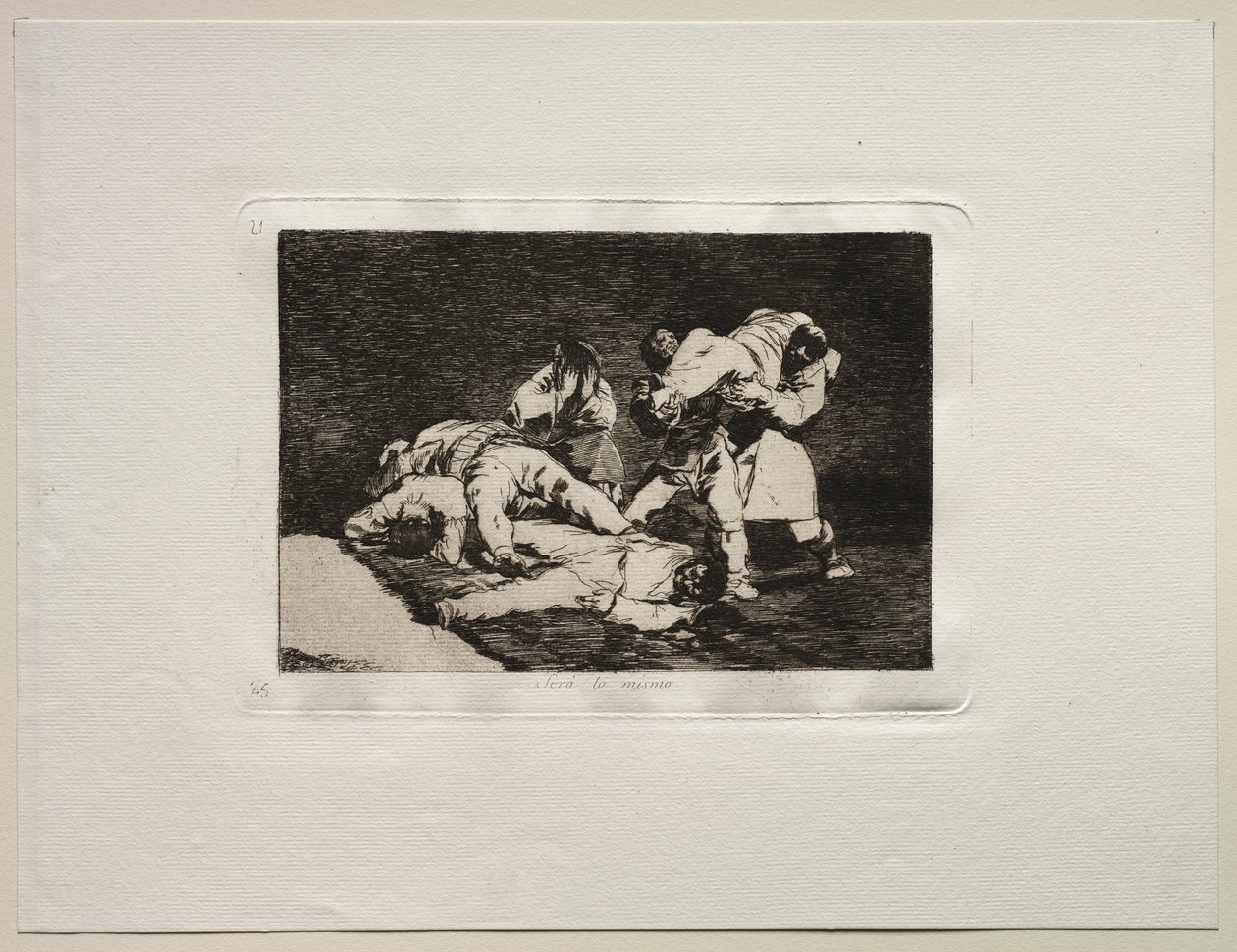 Krigets fasor: Det kommer att bli detsamma av Francisco de Goya