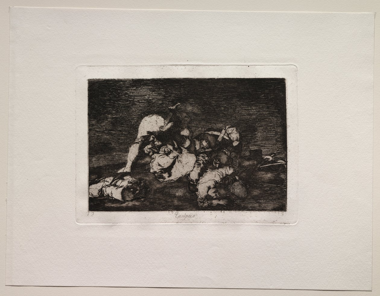 Krigets fasor: Inte heller (gör dessa). av Francisco de Goya