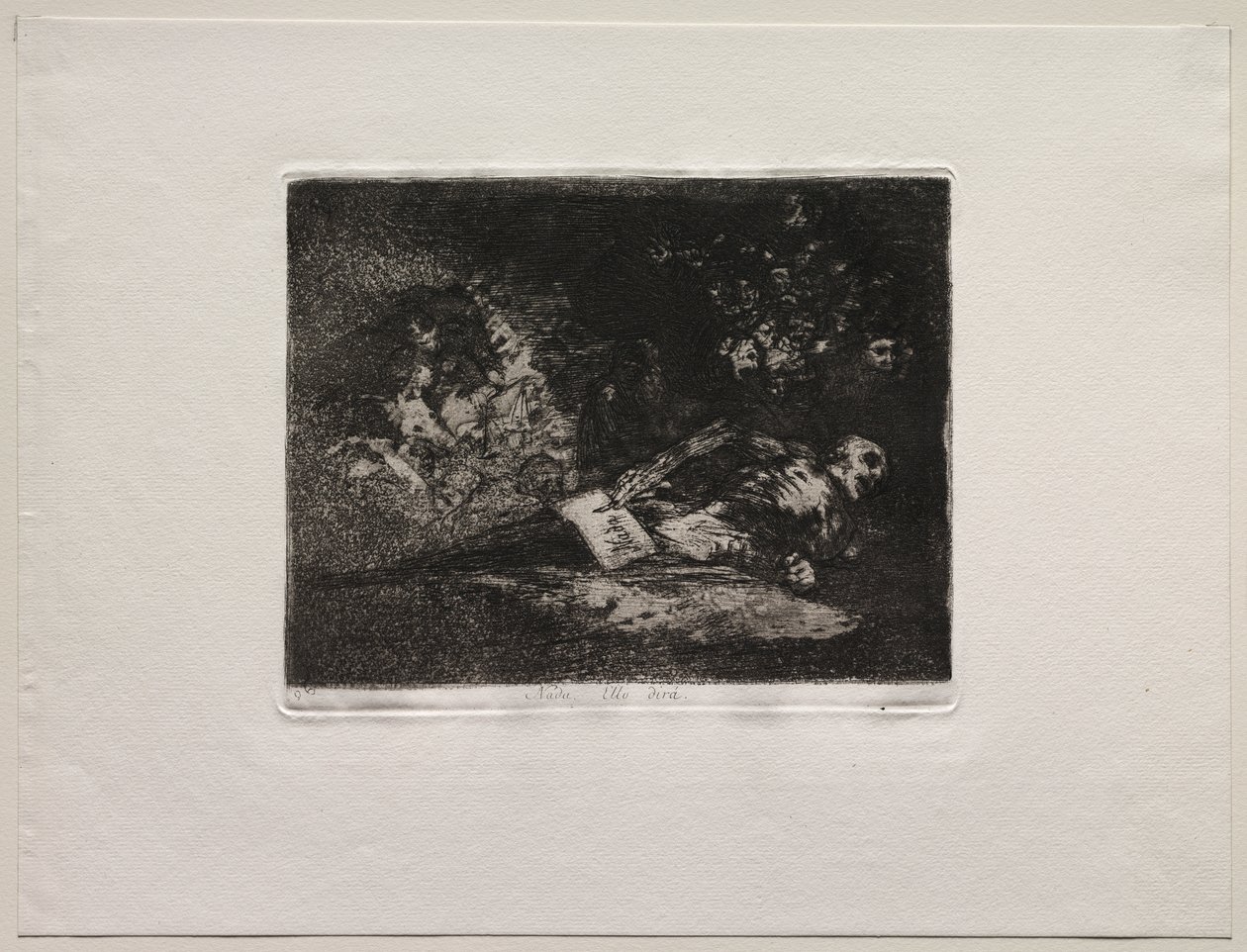 Krigets fasor: ingenting. Händelsen kommer att berätta av Francisco de Goya