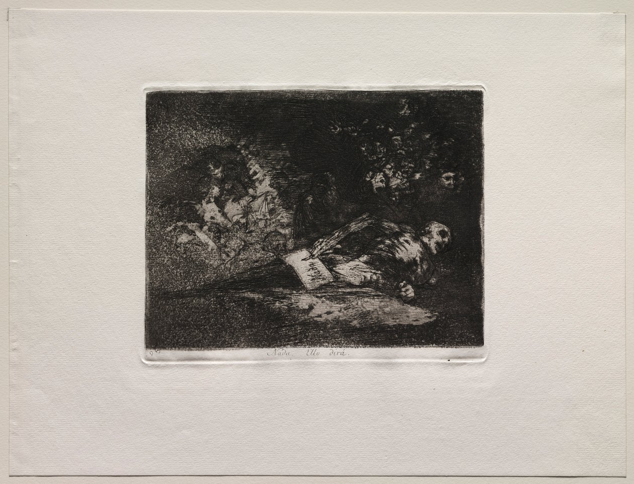 Krigets fasor: ingenting. Händelsen kommer att berätta. av Francisco de Goya