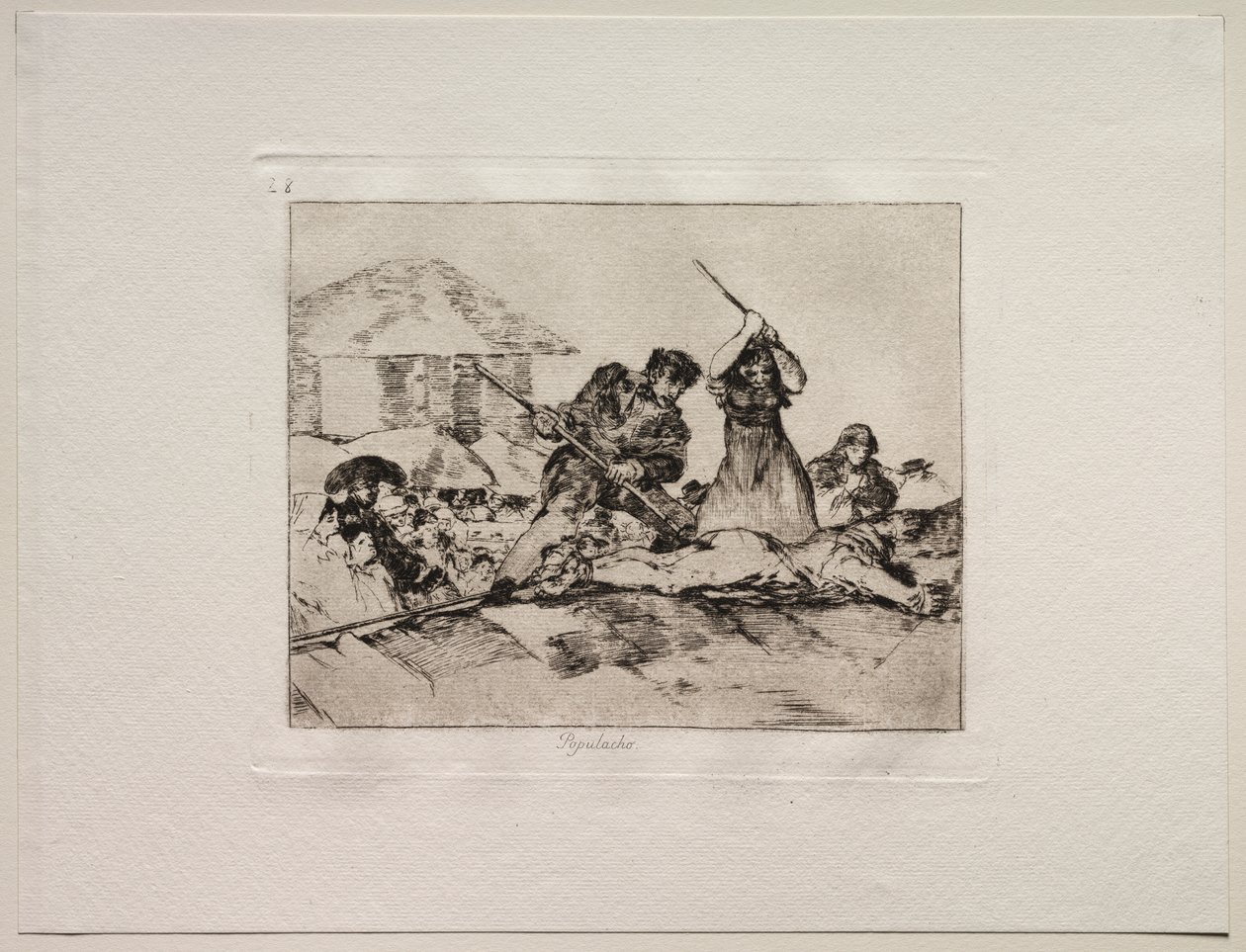 Krigets fasor: Rabble av Francisco de Goya