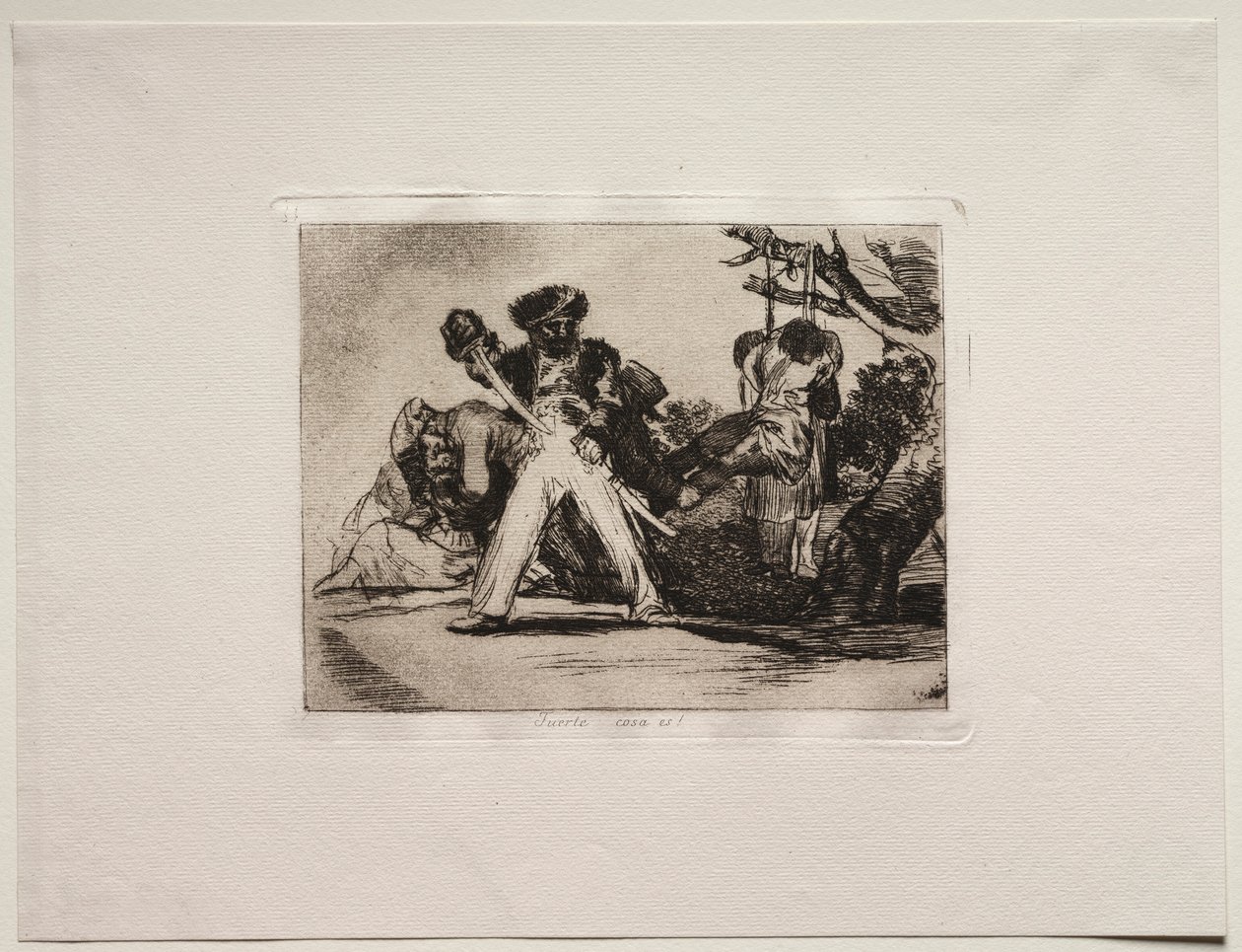Krigets fasor: Det är tufft!. av Francisco de Goya