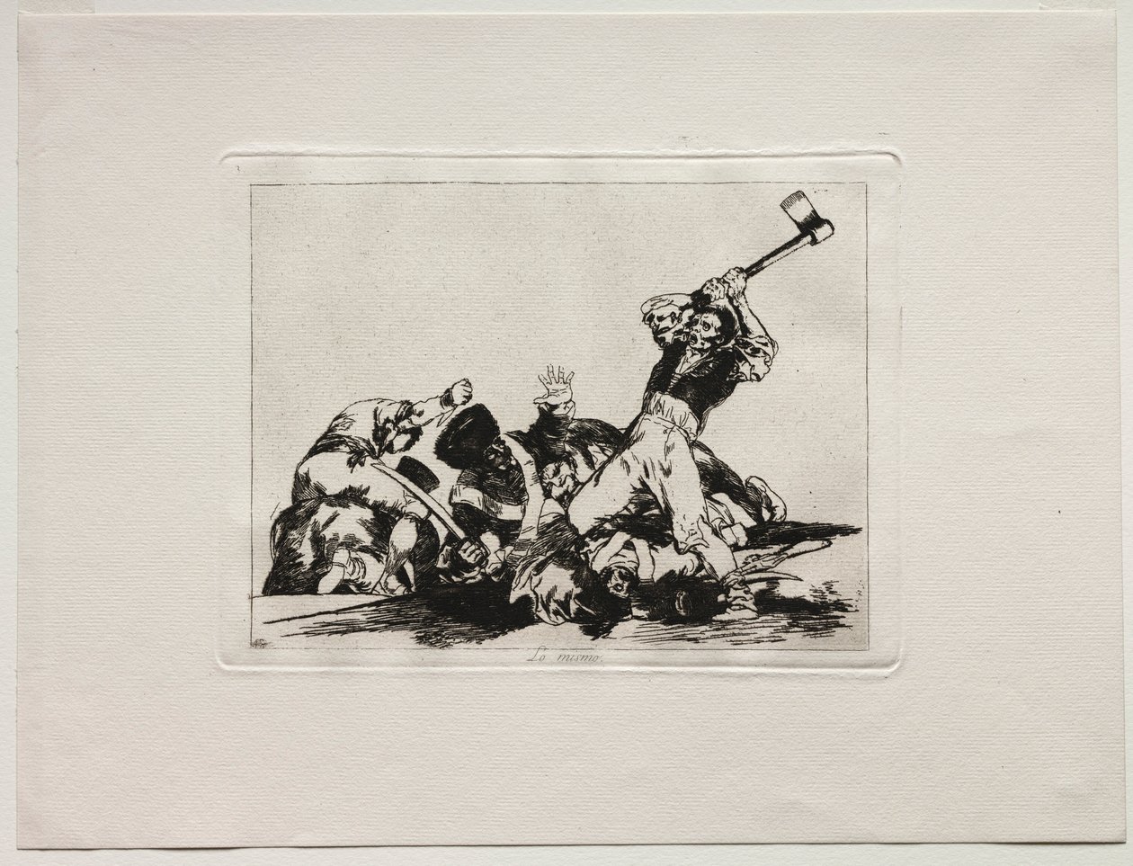Krigets fasor: Samma. av Francisco de Goya