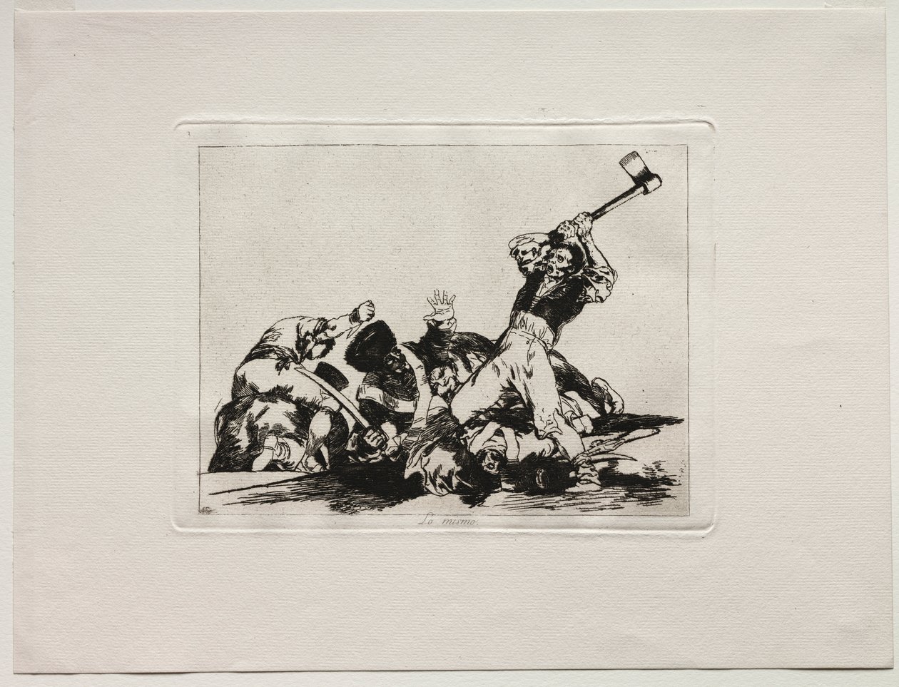 Krigets fasor: Samma av Francisco de Goya