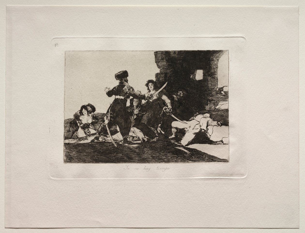 Krigets fasor: Det finns inte tid nu. av Francisco de Goya