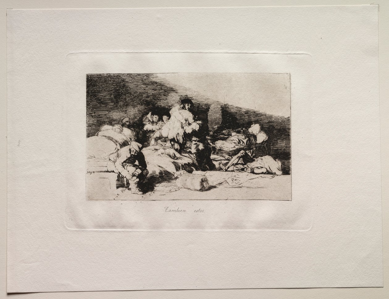 Krigets fasor: dessa också. av Francisco de Goya