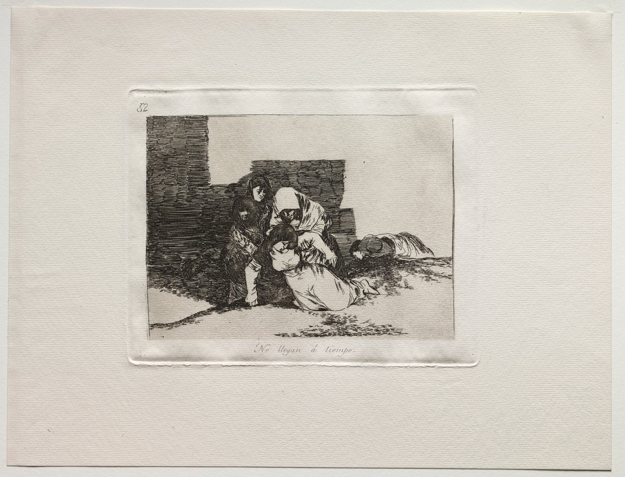 Krigets fasor: de kommer inte fram i tid av Francisco de Goya