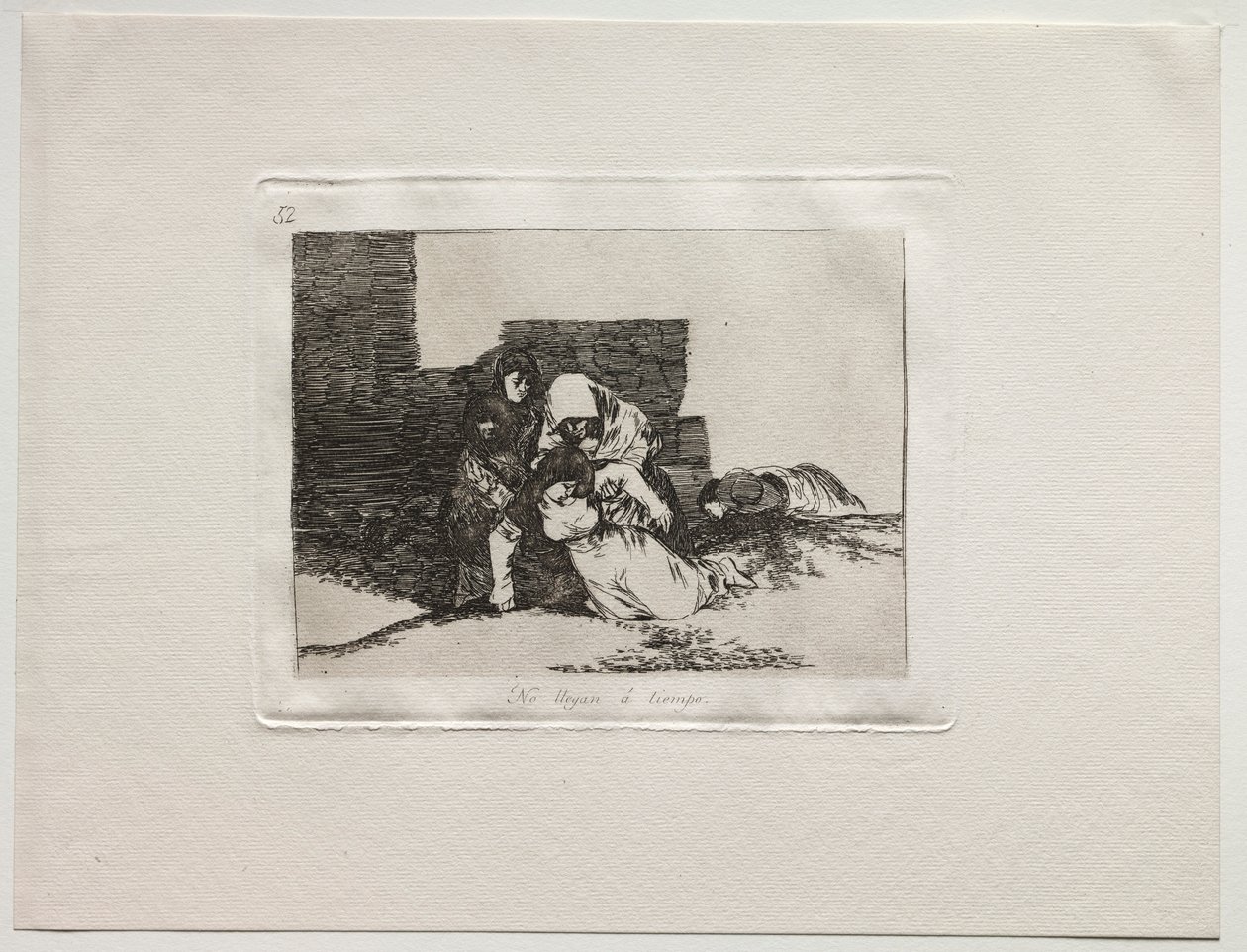 Krigets fasor: de kommer inte fram i tid. av Francisco de Goya