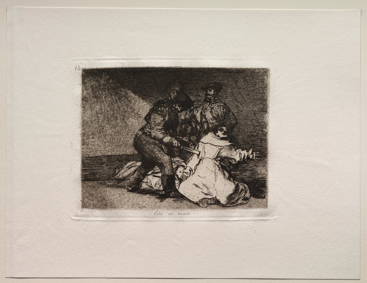 The Horrors of War: This Is Bad. av Francisco de Goya