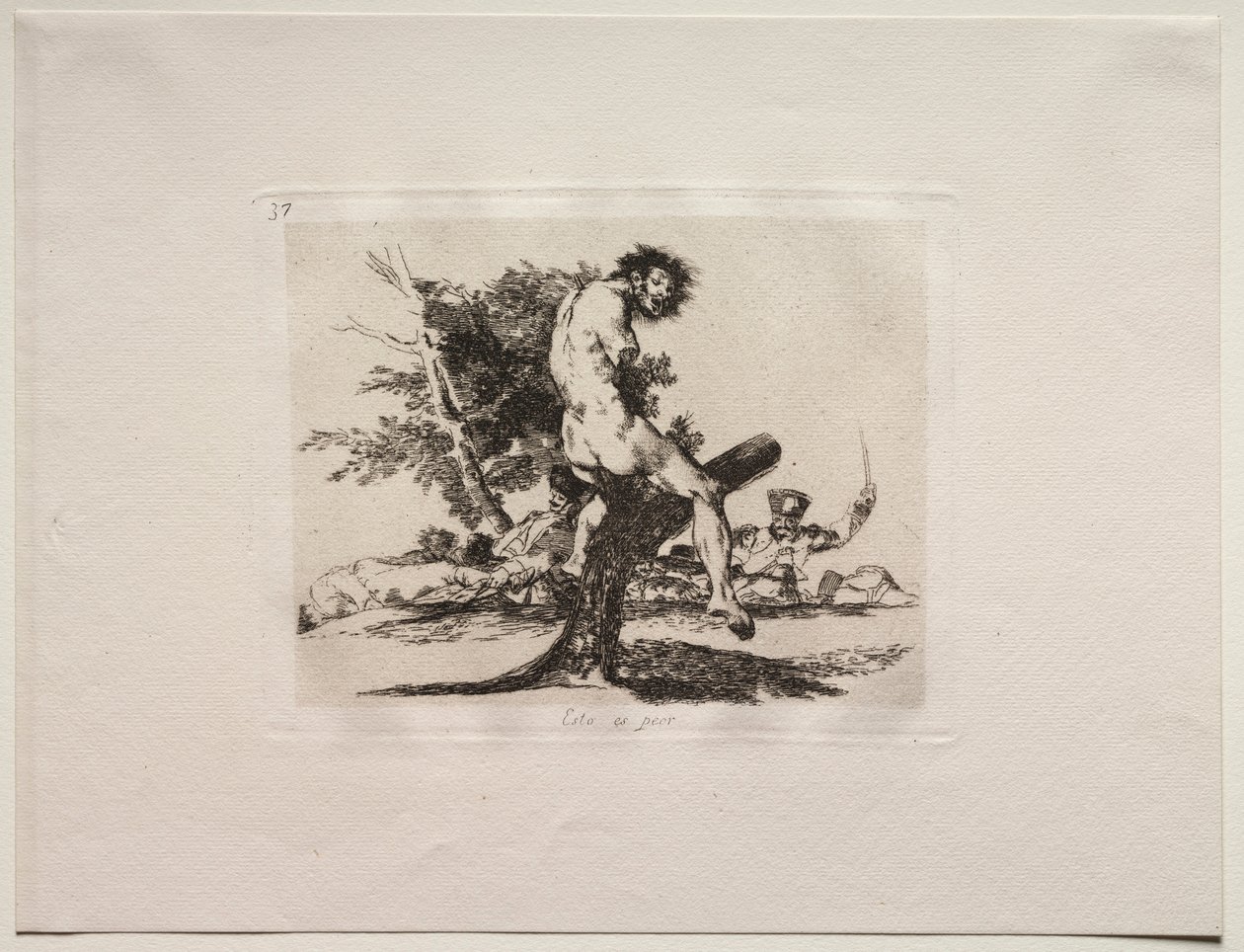 Krigets fasor: Det här är värre. av Francisco de Goya