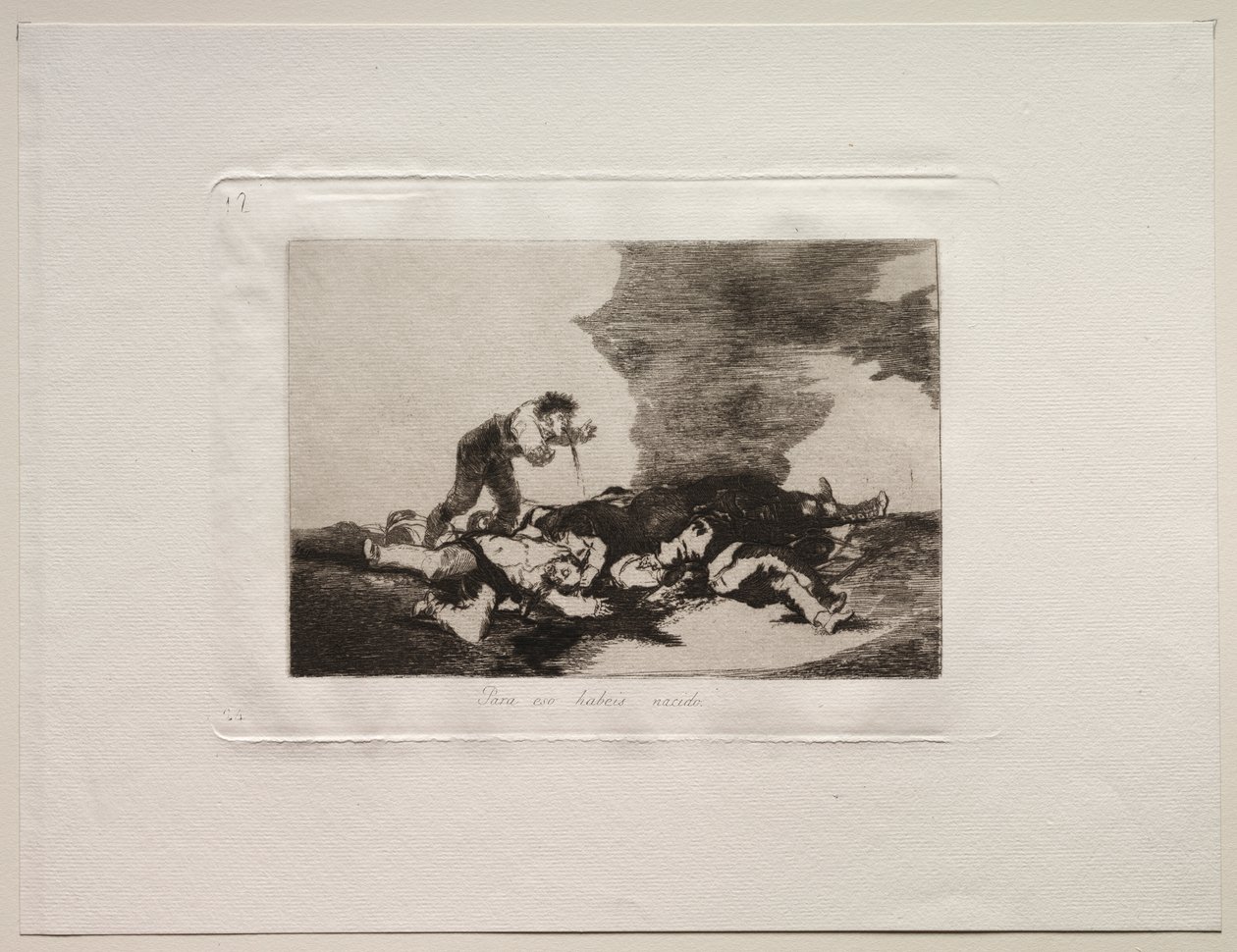 Krigets fasor: Det här är vad du är född till av Francisco de Goya