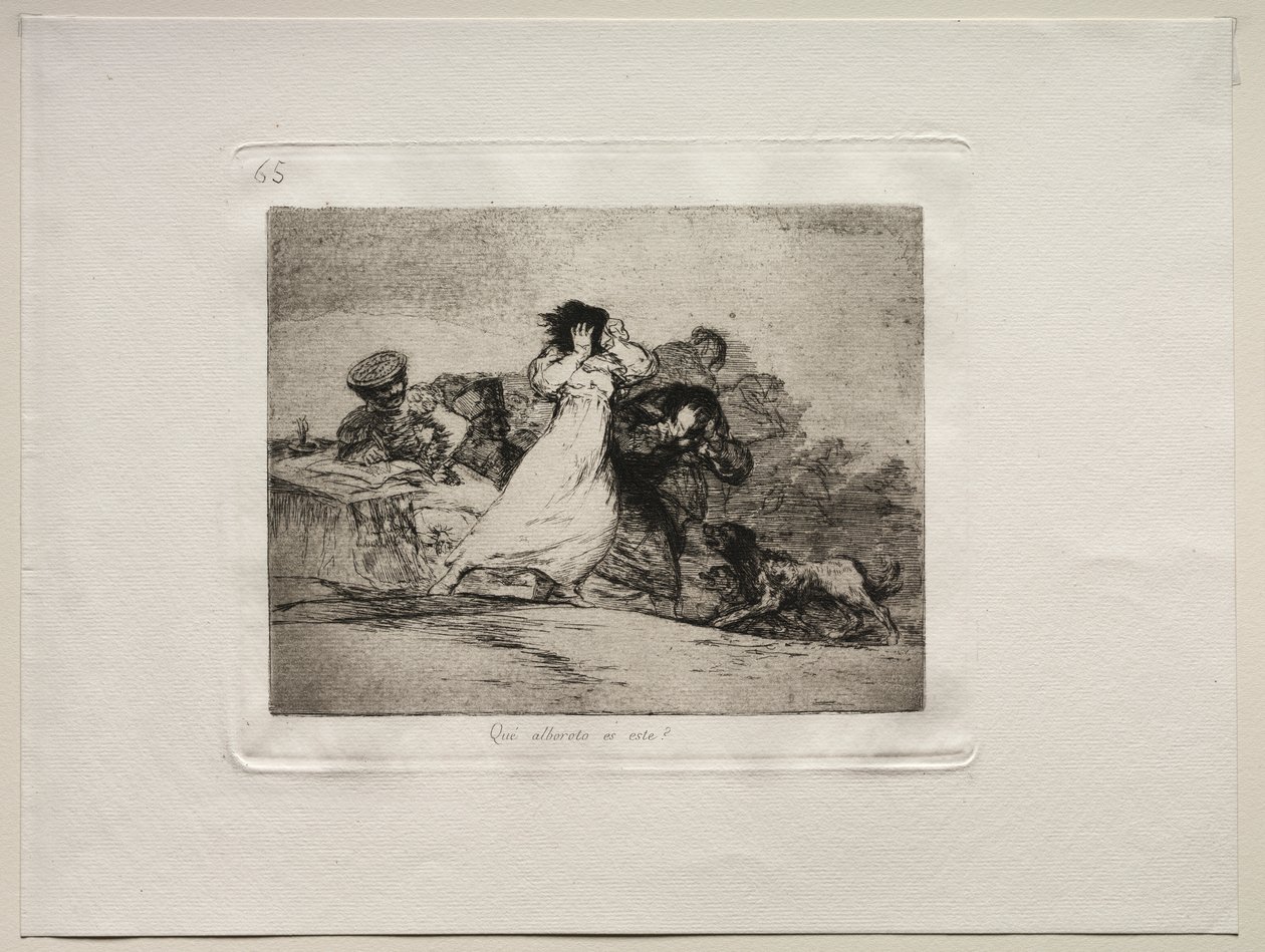 The Horrors of War: Vad är detta ståhej? av Francisco de Goya