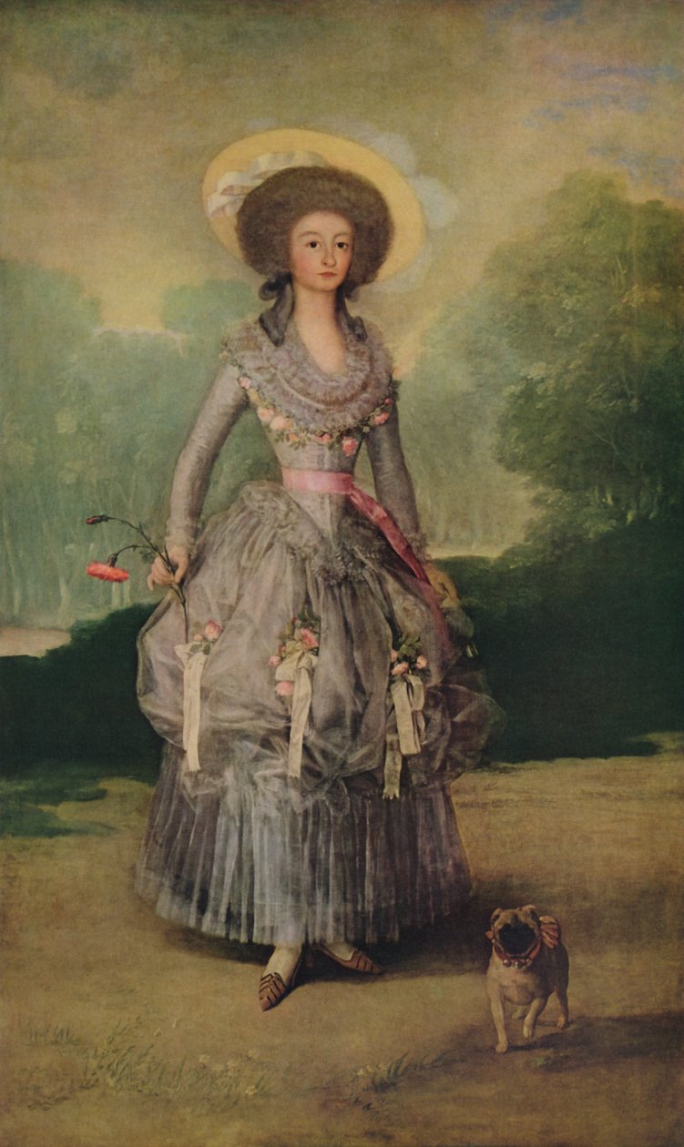 Markisin av Pontejos, c1786 av Francisco de Goya