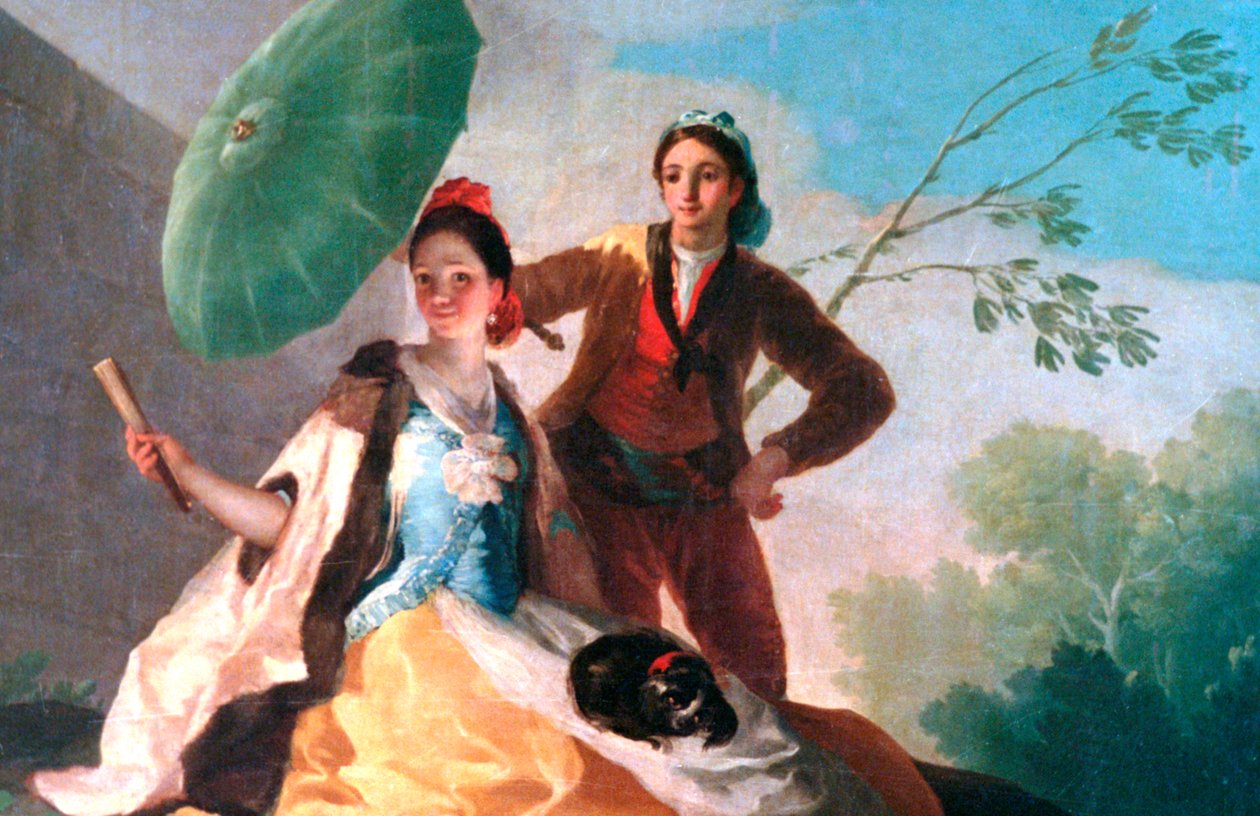 Parasollet, 1777 av Francisco de Goya